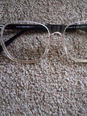 Tom Ford TF5481-B Optical Glasses Clear Black Frames only